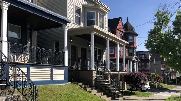 Pine Hills Albany neighborhood with Victorian homes